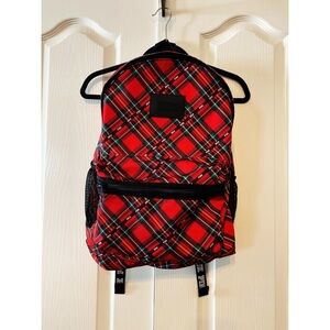 Pink by Victoria Secret Red Plaid Campus Backpack